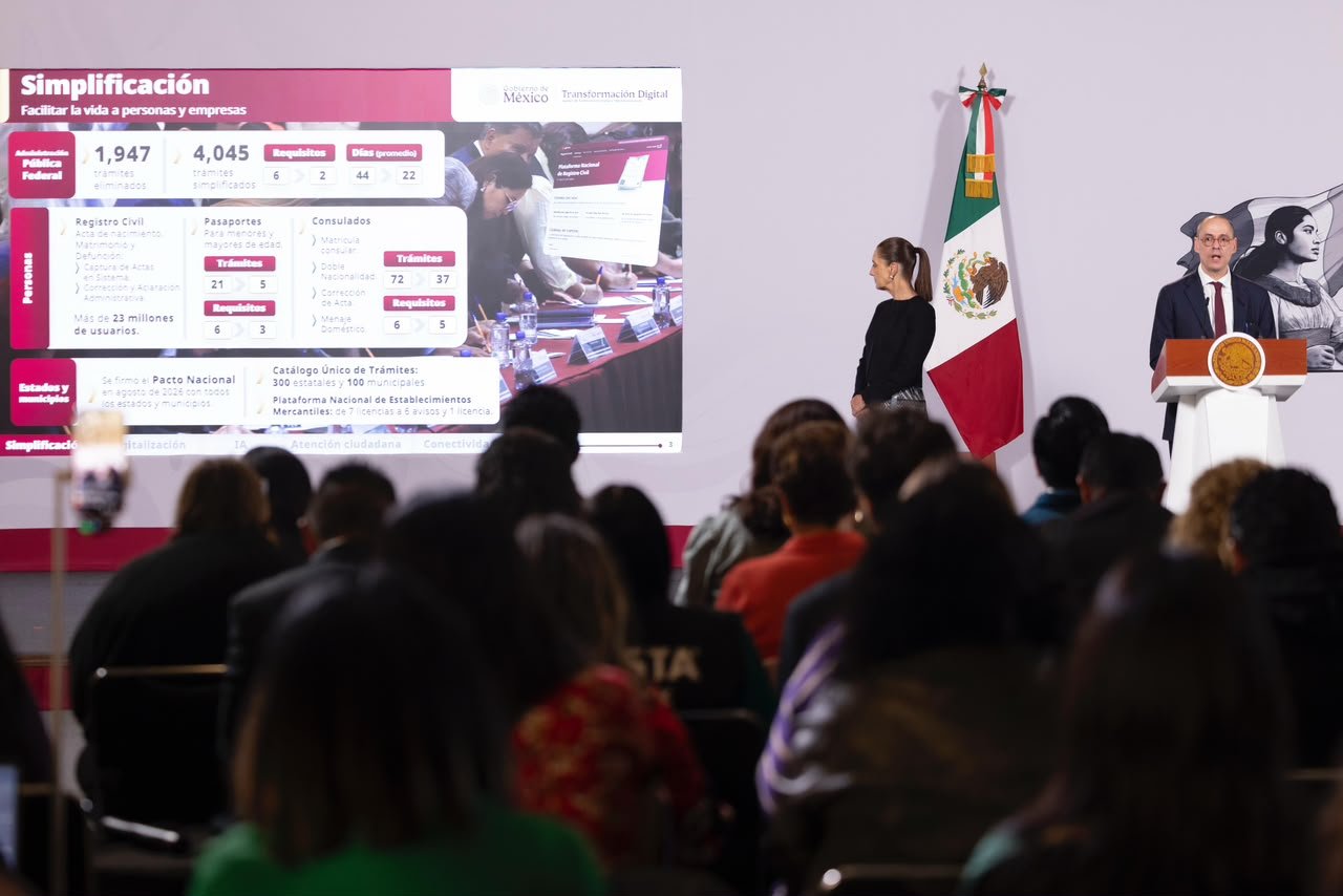 Agencia Digital simplifica 4 mil trámites y digitaliza 2 millones de servicios federales