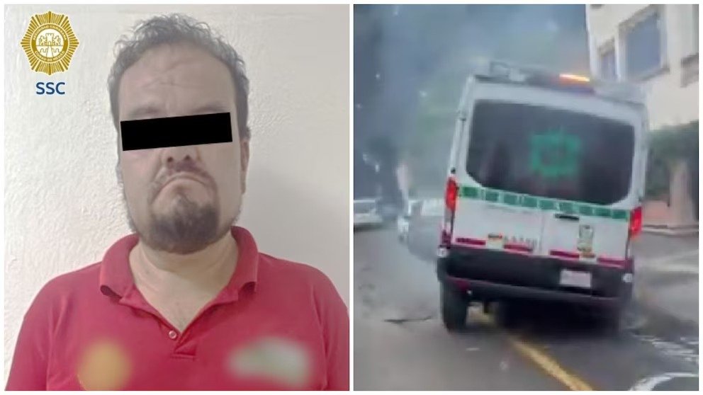 IMSS cesa a chofer de ambulancia que chocó y atropelló a una persona