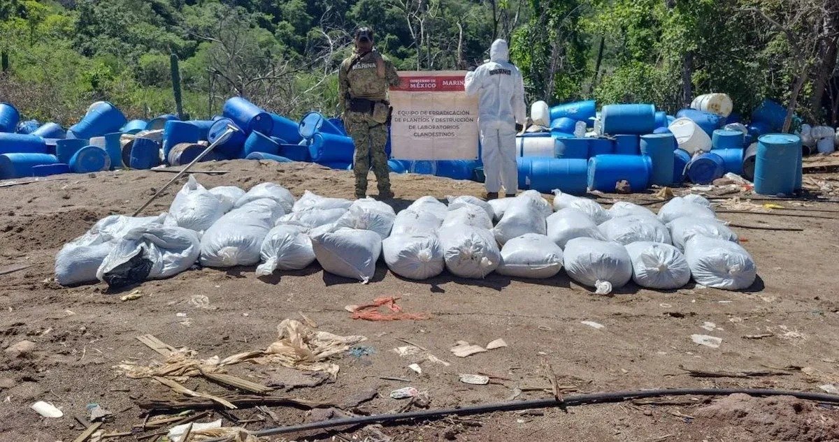 Desmantelan en Sinaloa segundo narcolaboratorio más grande del sexenio