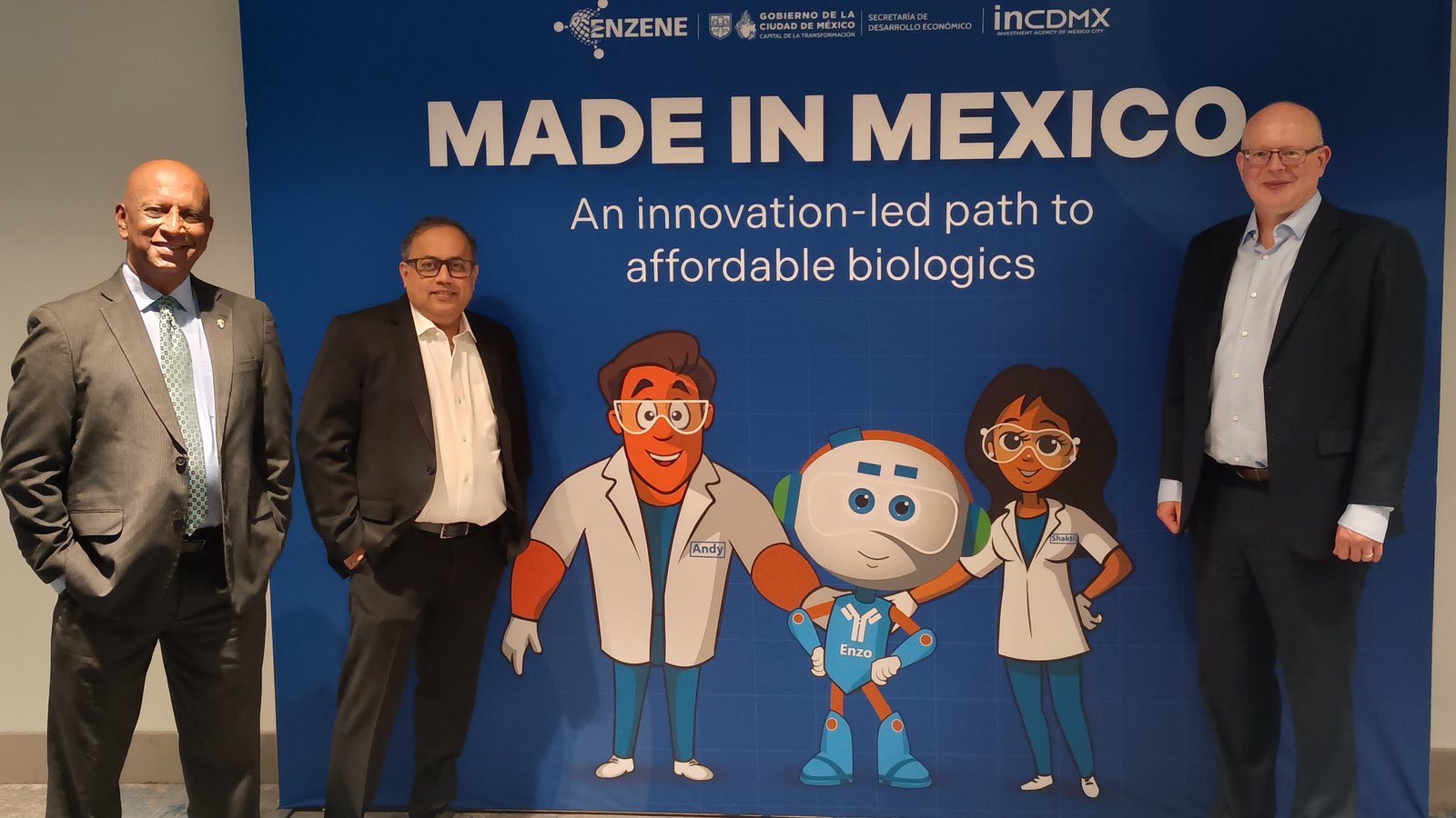 Enzene plantea convertir a México en hub regional para producir medicamentos biológicos