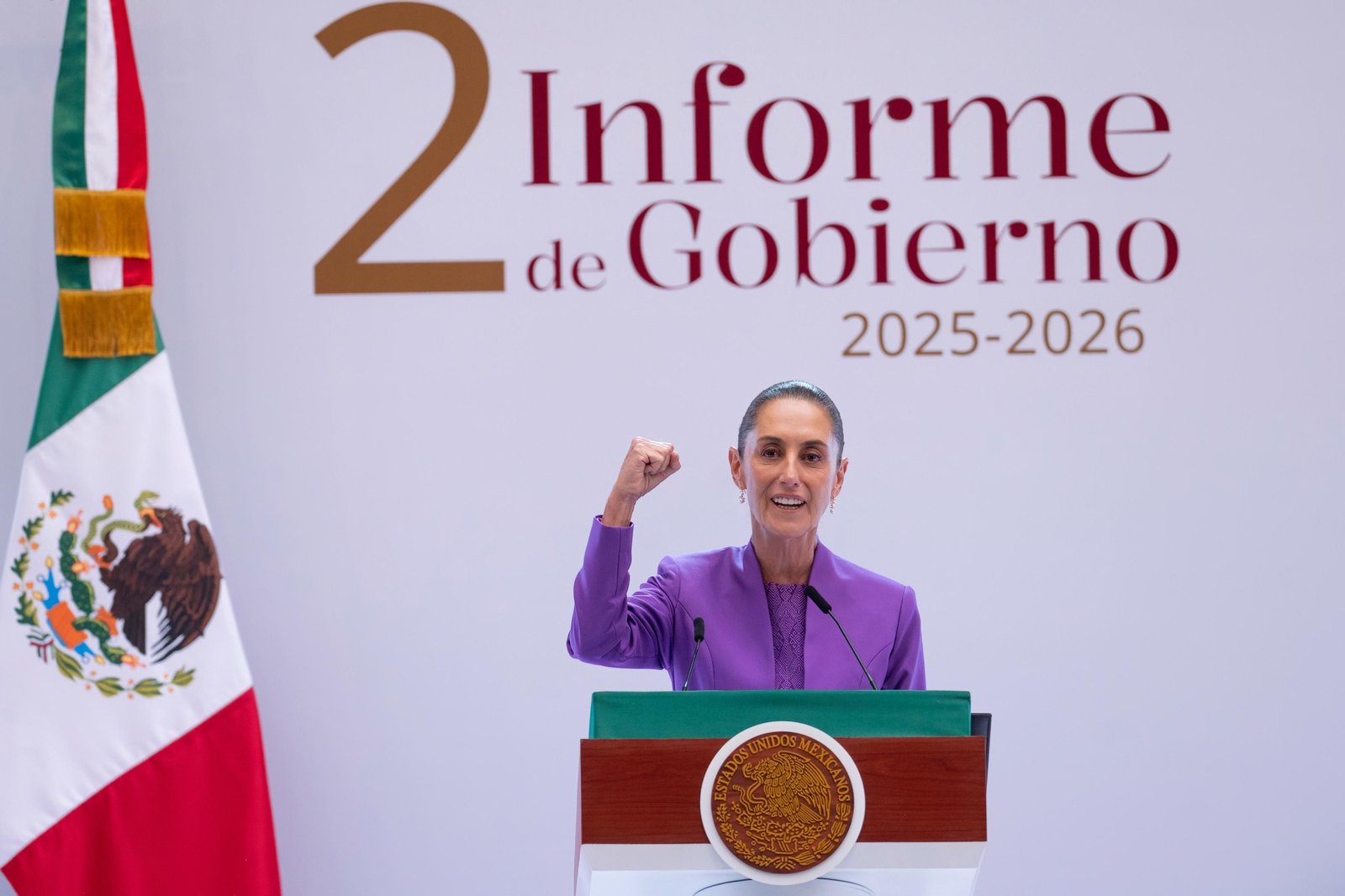 Sheinbaum mantiene respaldo del 69% al cierre de su segundo año de gobierno