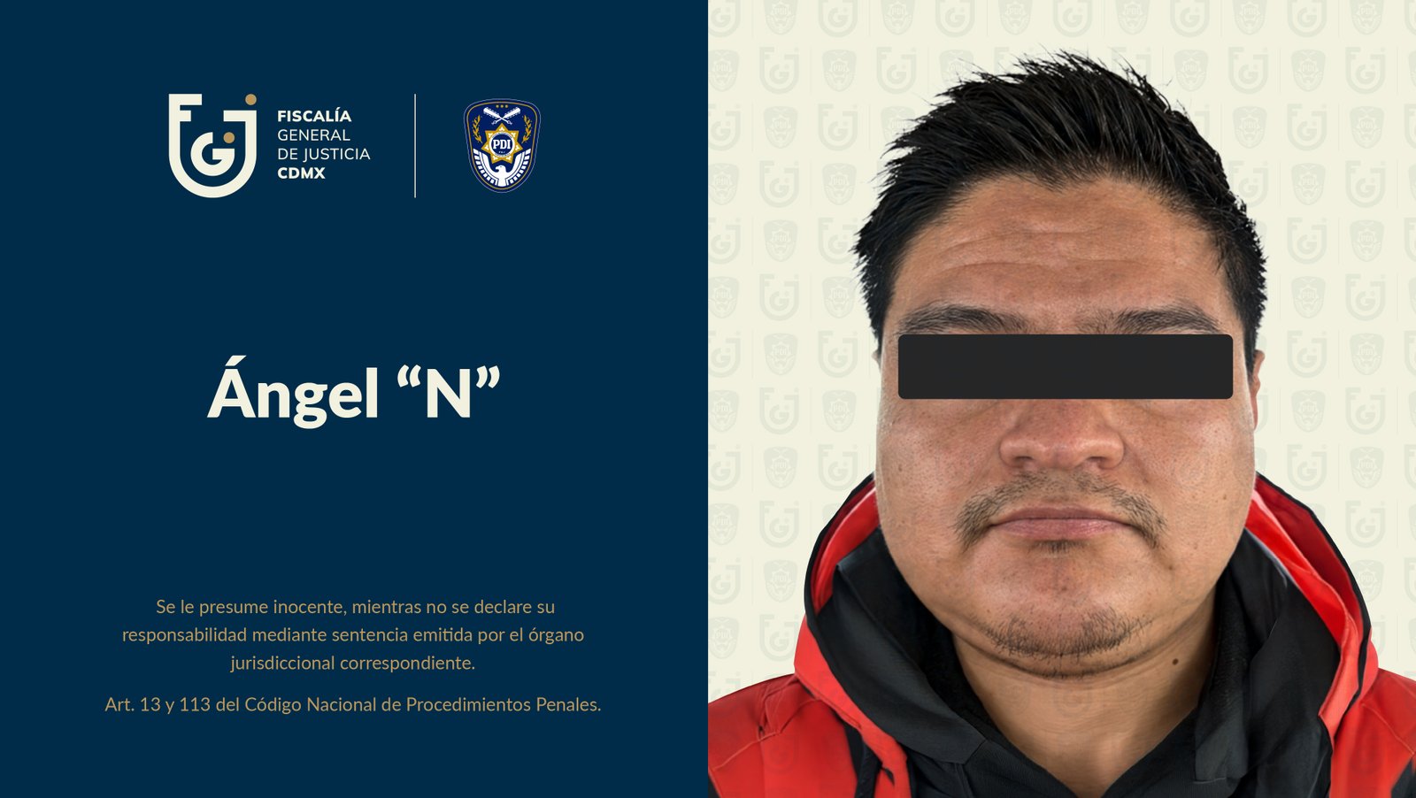 Detienen en Benito Juárez a hombre investigado por presunto abuso sexual contra su hija